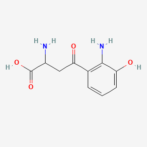 Chemical structure of 3-Hydroxykynurenine