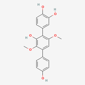 Chemical structure of 3-Hydroxyterphenyllin