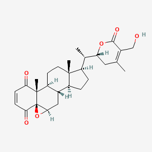 Chemical structure of 4-oxo Withaferin A