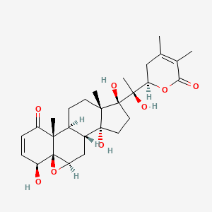 Chemical structure of 4β-Hydroxywithanolide E