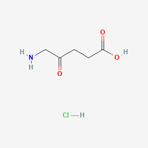 Chemical structure of Aminolevulinic Acid Hydrochloride