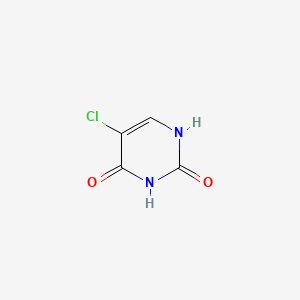 Chemical structure of 5-Chlorouracil