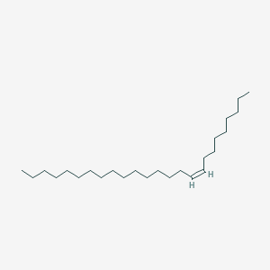 Chemical structure of 9Z-Pentacosene