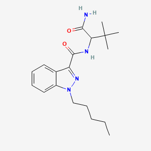Chemical structure of ADB-PINACA (CRM)