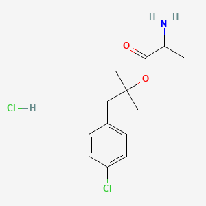 Chemical structure of Alaproclate hydrochloride
