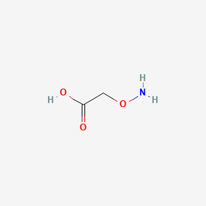 Chemical structure of Aminooxyacetic Acid