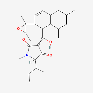 Chemical structure of Antibiotic PF 1052