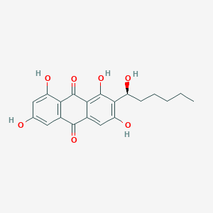 Chemical structure of Averantin