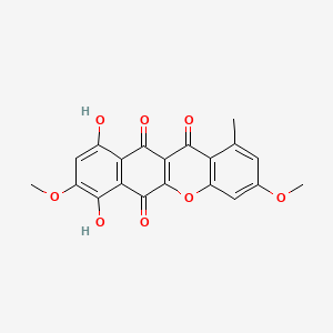 Chemical structure of Bikaverin