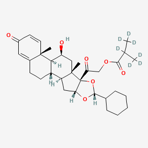 Chemical structure of Ciclesonide-d7