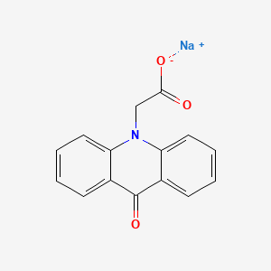 Chemical structure of Cridanimod Sodium