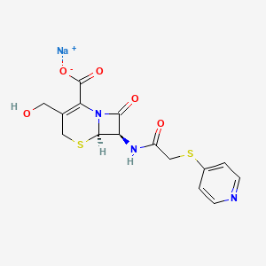 Chemical structure of Desacetylcephapirin sodium