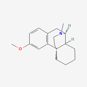 Chemical structure of Dextromethorphan