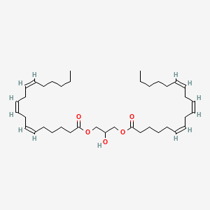 Chemical structure of Di-γ-linolenin