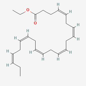 Chemical structure of Docosahexaenoic Acid ethyl ester