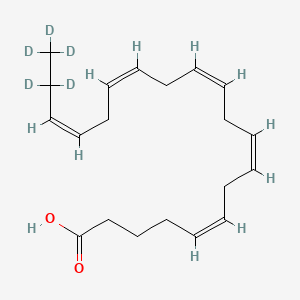 Chemical structure of Eicosapentaenoic Acid-d5 MaxSpec• Standard