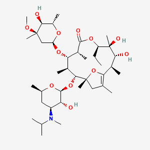 Chemical structure of EM574