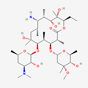 Chemical structure of Erythromycylamine
