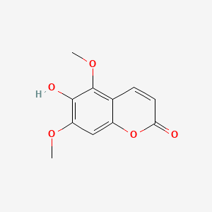 Chemical structure of Fraxinol
