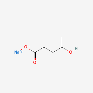 Chemical structure of GHV (sodium salt)