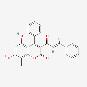 Chemical structure of MD001