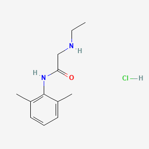 Chemical structure of MEGX (hydrochloride)