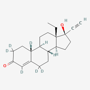 Chemical structure of Norgestrel