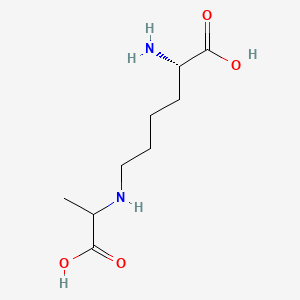 Chemical structure of N(6)-(1-Carboxyethyl)Lysine