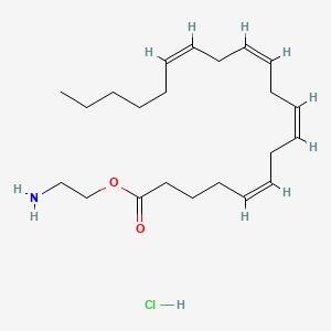Chemical structure of Virodhamine hydrochloride