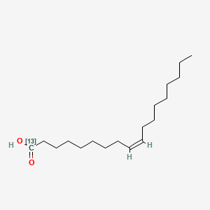 Chemical structure of Oleic Acid-13C