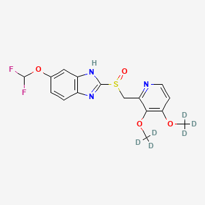 Chemical structure of Pantoprazole-d6