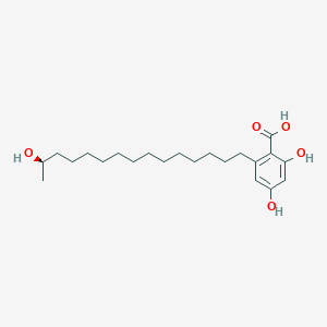 Chemical structure of Phanerosporic Acid
