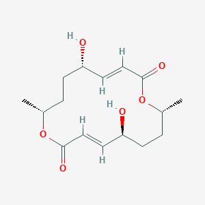 Chemical structure of Pyrenophorol