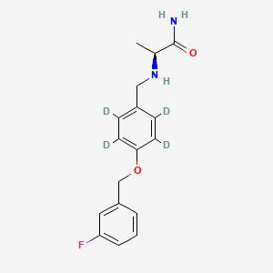 Chemical structure of Safinamide-d4