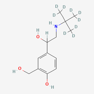 Chemical structure of Salbutamol-d9