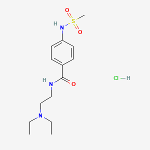 Chemical structure of Sematilide Hydrochloride