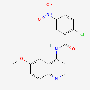 Chemical structure of SR 16832