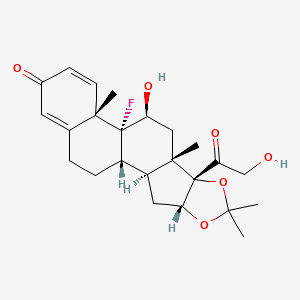 Chemical structure of Triamcinolone acetonide-d7