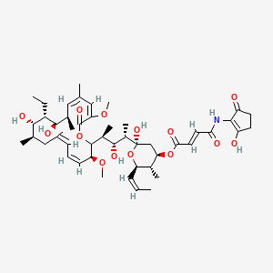 Chemical structure of Virustomycin A