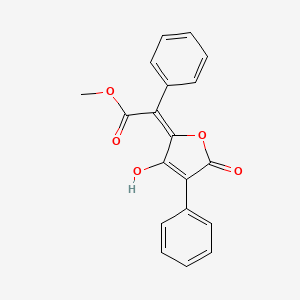 Chemical structure of Vulpinic Acid