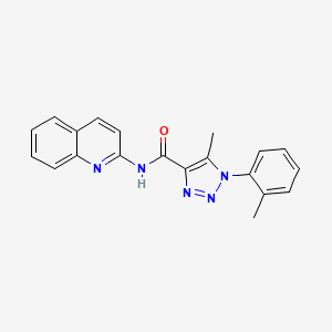Chemical structure of YW1128