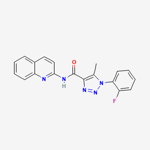 Chemical structure of YW1159