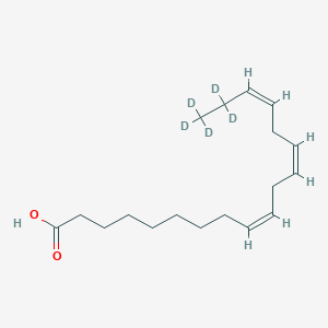 Chemical structure of α-Linolenic Acid-d5 MaxSpec• Standard