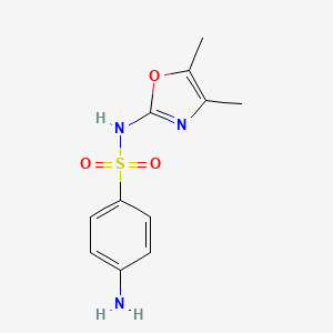 Chemical structure of Sulfamoxole