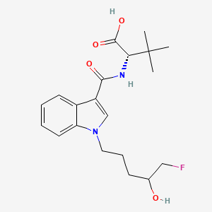 Chemical structure of 5-fluoro MDMB-PICA metabolite 4