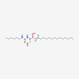 Chemical structure of C6 Urea Ceramide