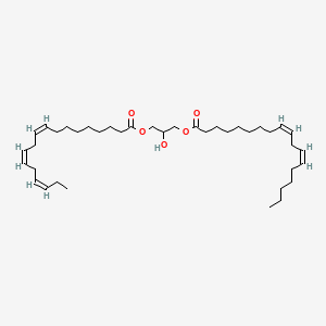 Chemical structure of 1-Linoleoyl-3-α-Linolenoyl-rac-glycerol