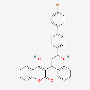 Chemical structure of Bromadiolone
