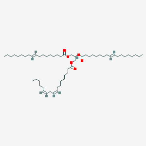 Chemical structure of 1,2-Dielaidoyl-3-Linoleoyl-rac-glycerol