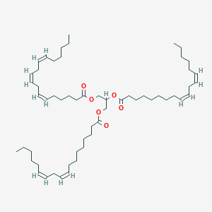 Chemical structure of 1,2-Dilinoleoyl-3-γ-Linolenoyl-rac-glycerol